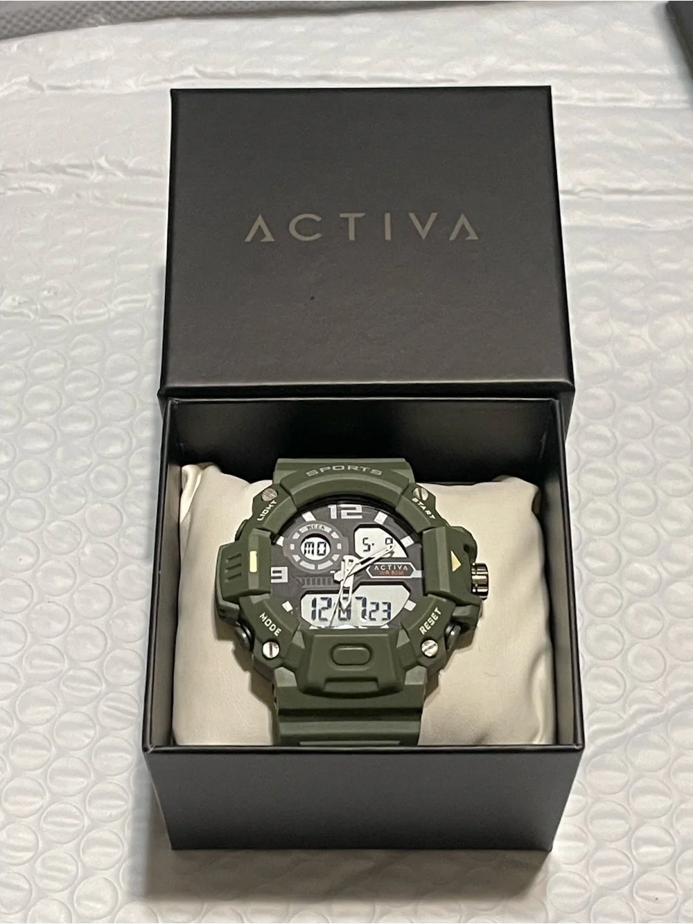 Activa Neo X Invicta Digital Analog Men's Watch - 55mm. Green